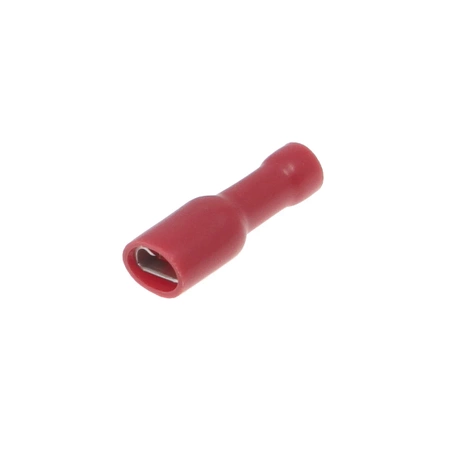 Konektor płaski żeński w pełnej izolacji 4.8mm 0.8mm 0.5-1mm² - końcówka kablowa