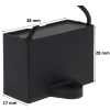 Kondensator rozruchowy do silnika 2.5uF 450VAC, przewody 20cm, 38x17x28mm