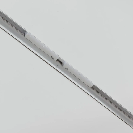 Łącznik zasilający prosty 1-fazowy do szyny magnetycznej biały M-LINE