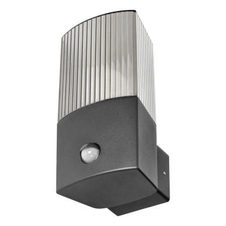 Kinkiet ścienny, oprawa elewacyjna ogrodowa PEONIA, gniazdo E27, IP54, czujnik ruchu, OR-OP-6581BE PIR