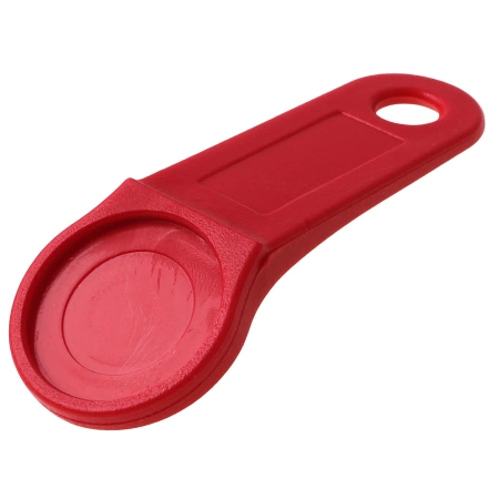 Uchwyt-brelok do pastylki iButton DS1990/DS1990A MicroCan F5, jasnoczerwony