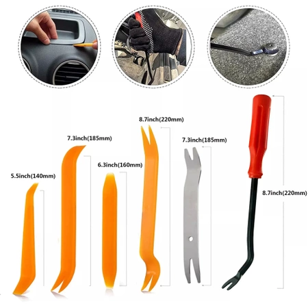 Zestaw spinek samochodowych 726 elementów, E6147