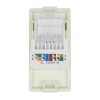Moduł 1/2 - gniazdo RJ45 Ethernet Cat6 - złoty - kompatybilny z ramkami Tawoia Glass