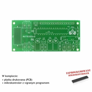 Multimetr panelowy, PCB i mikroprocesor do projektu AVT5333