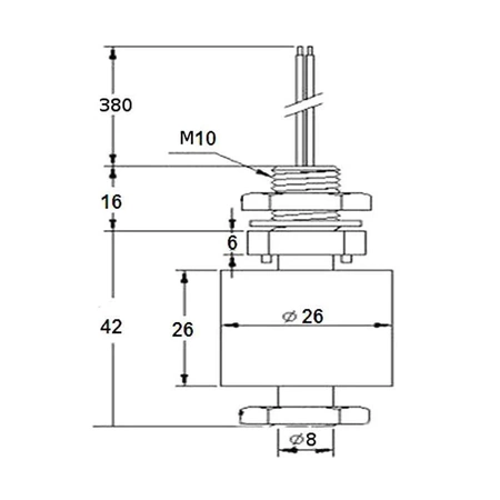 Magnetyczny czujnik poziomu cieczy CMW61
