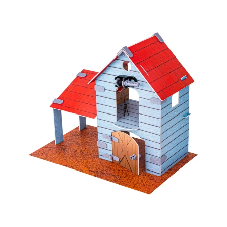 Klocki konstrukcyjne ZESTAW FARMERA 8w1, 153 elementy