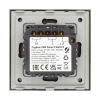 Włącznik pojedynczy Smart 4600W ZigBee - dotykowy szklany panel czarny - podtynkowy - TAWOIA Smart Home