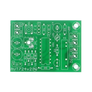 Uniwersalny układ czasowy z przekaźnikiem 9–12V - PCB do projektu AVT 724