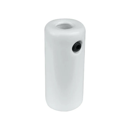 Uchwyt kabla ceramiczny 20×45 mm natynkowy biały - Ceramic Loft