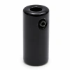 Ceramiczny uchwyt przelotowy czarny 20×45 mm do przewodu natynkowego - Ceramic Classic Loft