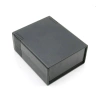 Obudowa uniwersalna KM-48N, 111 × 91 × 49 mm, ABS, czarna, moletowana, z panelami, Maszczyk