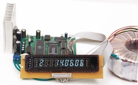 Zegar przypominacz VFD RC5 - PCB do projektu AVT 2894