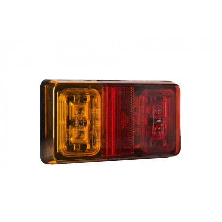 Lampa tylna LED do przyczepy, strona lewa, 4 funkcje: pozycyjne, kierunkowskaz, stop, odblask, 16 LED, L2295