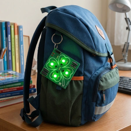 Czterolistna koniczynka LED. Zestaw DIY do nauki lutowania AVT EDU623
