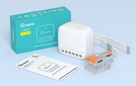 Inteligentny przełącznik WiFi Sonoff S-MATE2 (bez przewodu neutralnego)