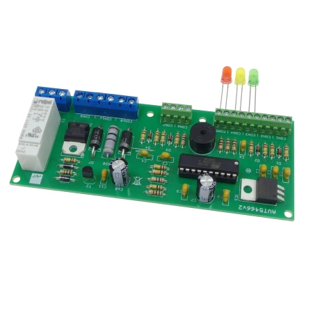 Centralka alarmowa z 2 liniami dozorującymi - zlutowany KIT AVT 5466