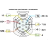 Gniazdo przyczepy 7pin, plastikowe, 12V, E1216