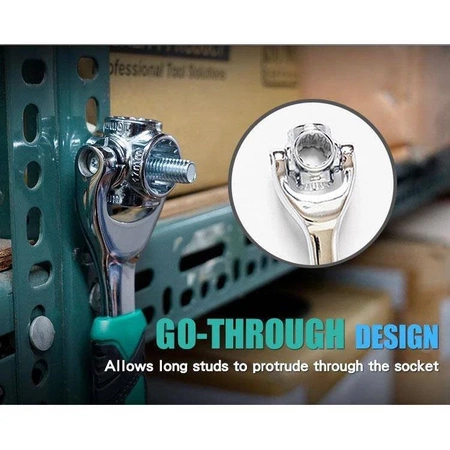 Klucz nasadowy wielofunkcyjny HW-318 Proskit 8-19mm, 5/16''-3/4''