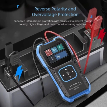 Samochodowy Tester akumulatorów 12/24V BTM-24 FNIRSI