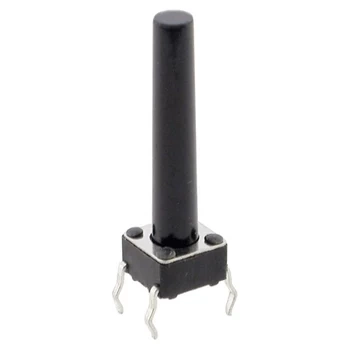 Mikroprzełącznik tact switch 17,5 mm THT 6 × 6 mm, wysokość 21 mm