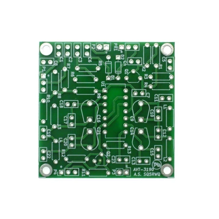 Modułowy odbiornik nasłuchowy Dosia - Filtry wejściowe w.cz. 40m/80m, PCB do projektu AVT3190