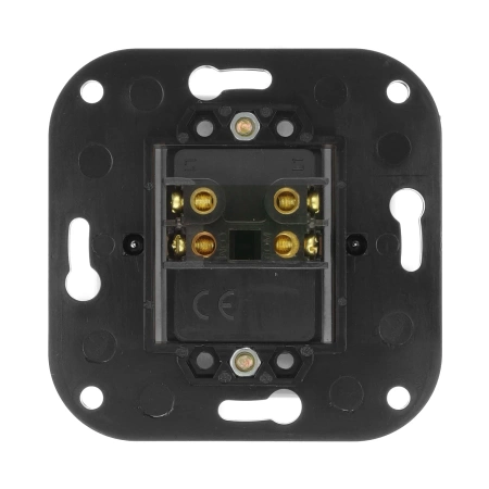 Włącznik światła pojedynczy dwubiegunowy ceramiczny, kwadratowy z ramką, podtynkowy biały Ceramic Loft