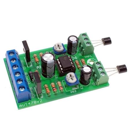 Regulator obrotów wentylatorów w komputerze PC - zlutowany KIT AVT 478