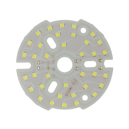 Moduł LED 36 LED 2835 12W 37-41V, d=65mm, 700-800lm, biały 6000K-6500K