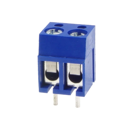 Złącze śrubowe do druku, 2 pola, raster 5mm, wysokość 12,5mm, 300V / 10A, 2,5mm², Degson DG300