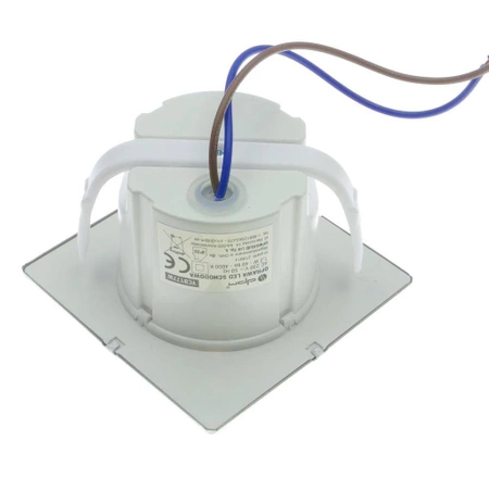 Oprawa LED schodowa, kwadratowa, biały mat