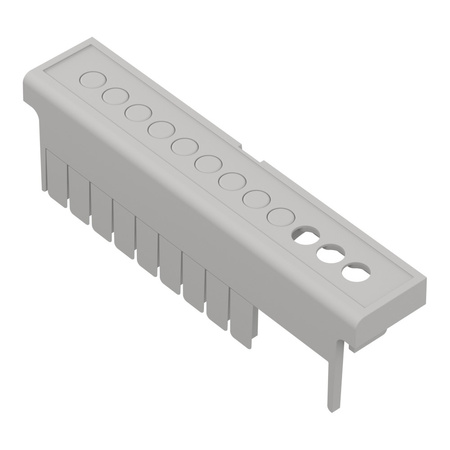 Maskownica pod gniazda ZD4TC5.08J ABS V0: 4 sztuki (ZD1004,ZD1008,ZD1012)
