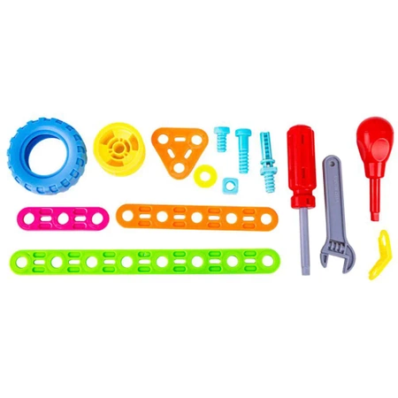 Kolorowe klocki konstrukcyjne: pojazdy 10w1, 179 elementów