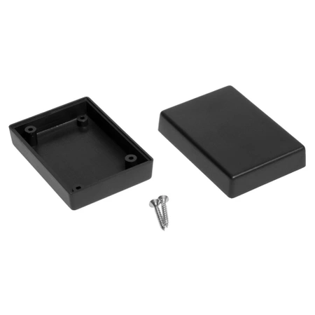 Obudowa uniwersalna Z24A, 66 × 47 × 24 mm, ABS, czarna, Kradex
