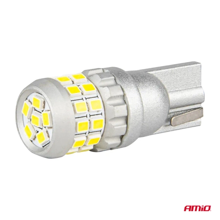 Żarówka samochodowa LED CANBUS T10 W5W 12V / 24V AMIO-04233, 2szt