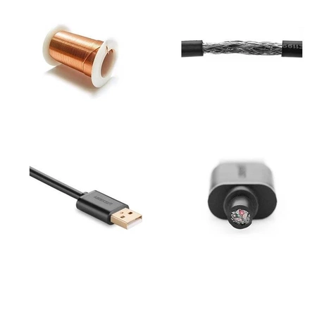 Przedłużacz USB 2.0 aktywny ze wzmacniaczem, wtyk – gniazdo A-A, 5 m, UGREEN US121
