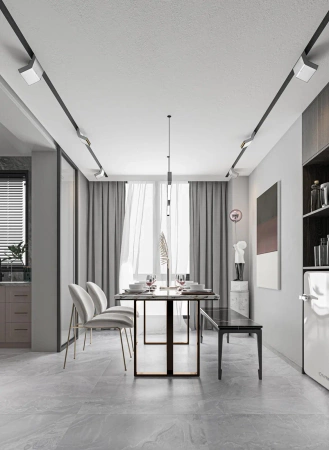 Reflektor szynowy magnetyczny liniowy podwójny regulowany 6W 480lm 4000K biały M-LINE