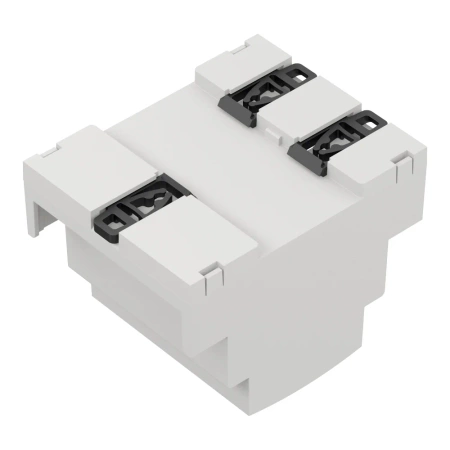 Obudowa modułowa na szynę DIN ZD1004J, 89,8 × 71,6 × 65,2 mm, ABS, szara, Kradex