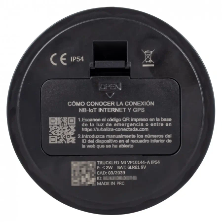 Lampa ostrzegawcza LED do pojazdu, 2W, światło pomarańczowe, magnes, IP54, ALR-LF0004