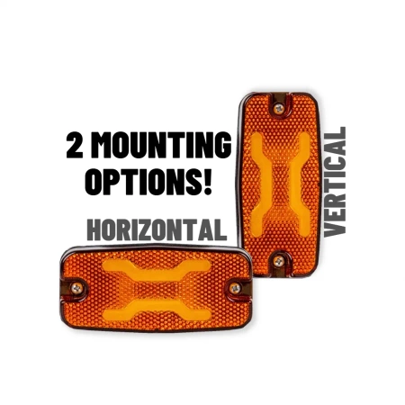 Lampa obrysowa LED X-SPIDER L1316 12/24V z kierunkowskazem i odblaskiem IP67 R10 R148 R150