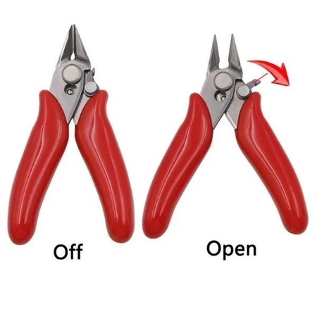 Cążki boczne MINI 90mm - szczypce ukośne - precyzyjne obcinaczki boczne