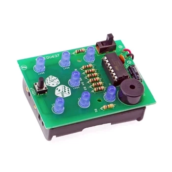 Pikająca kostka do gry. Zestaw DIY do nauki lutowania AVT EDU637