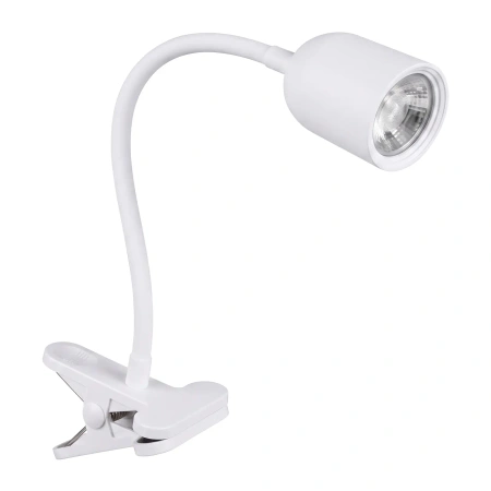 Lampka LED z klipsem biała, 4W, 420lm, 4000 K, zasilanie 230V