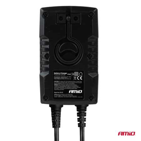 Prostownik AMiO cyfrowy AGM GEL STD LiFePo4 max 4A 6/12V PRO HOOK AMIO-04531