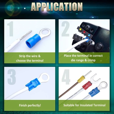 Zaciskarka konektorów izolowanych 0.25-2.5mm2, Proskit CP-751H