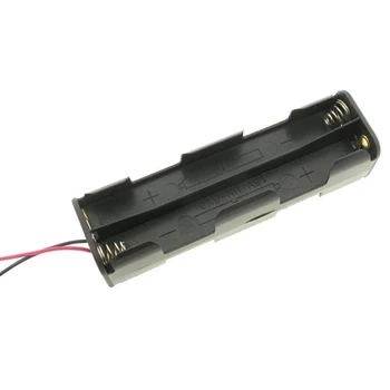Koszyk baterii AA x8 długi 2x4 z przewodami, BH382B