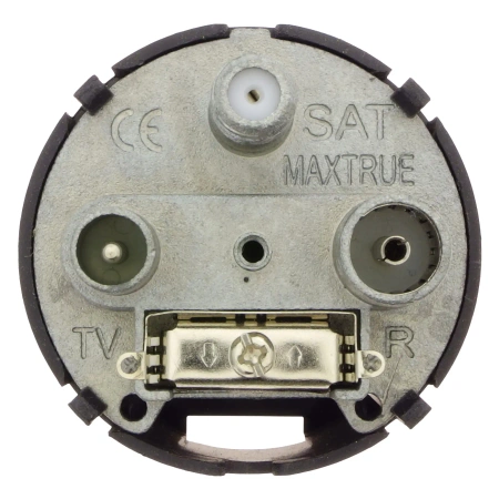 Natynkowe gniazdo TV/SAT ceramiczne czarne Ceramic Loft