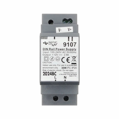 Zasilacz na szynę DIN 12V 30W 2.5A IP20