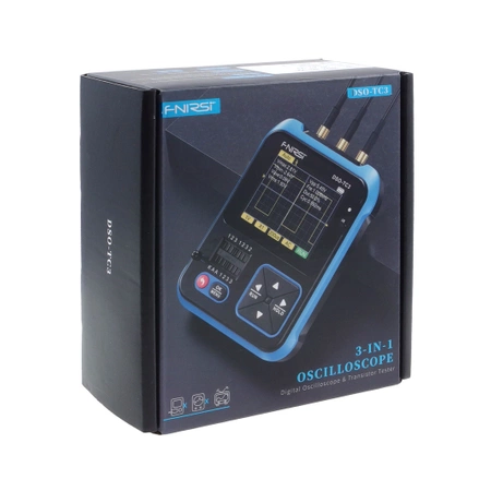 Oscyloskop 500kHz; Tester elementów; Generator sygnału DDS, FNIRSI DSO-TC3