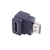 Adapter wtyk HDMI / gniazdo HDMI kątowy mini