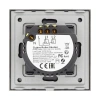 Włącznik żaluzjowy Smart 1000W ZigBee - dotykowy szklany panel czarny - podtynkowy - TAWOIA Smart Home